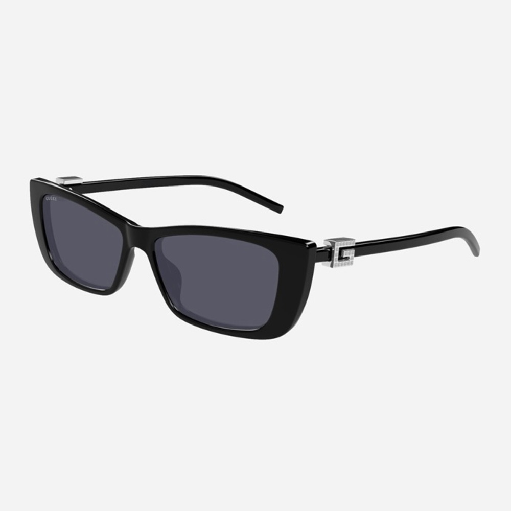 NEW GUCCI SQUARE SUNGLASSES GUCCI GG1681S 008 BLACK GREY EYEWEAR
